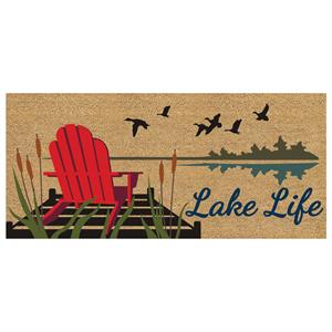 Lake Life Flocked Coir Sassafras Switch Mat