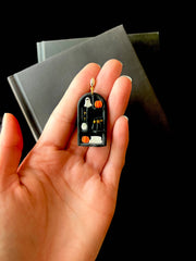 Spooky Bookshelf Earrings