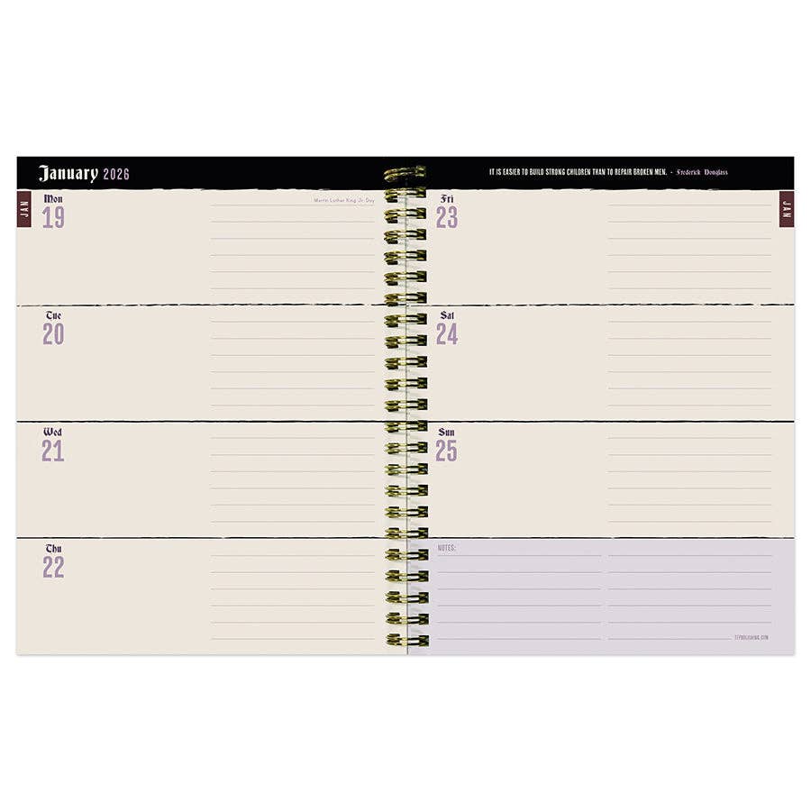 2026 Pretty Kitty Medium Weekly Monthly Planner