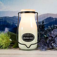 14 oz Milkbottle Candle: Mountain Rain