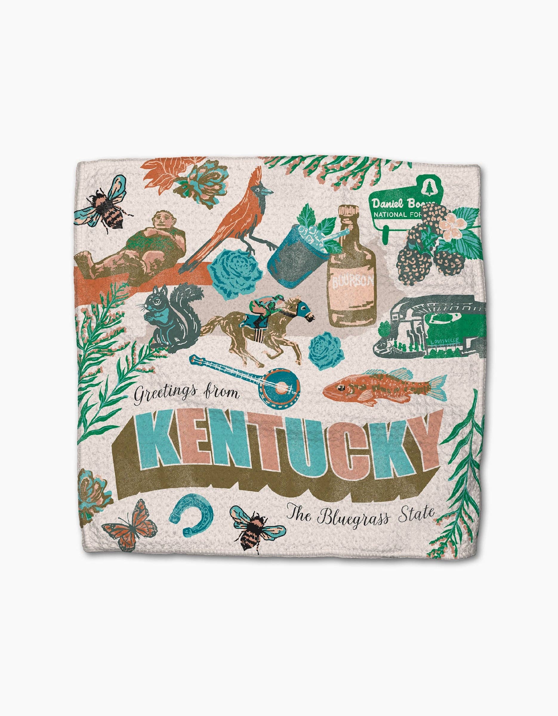 Geometry - Greetings From Kentucky Dishcloth Set