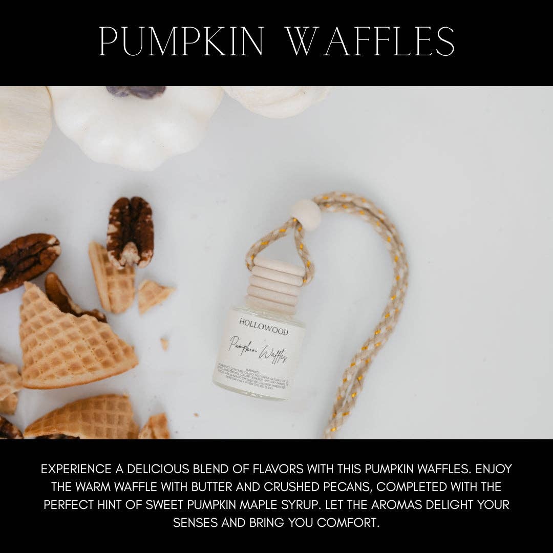 FALL CAR DIFFUSERS: Pumpkin Waffles