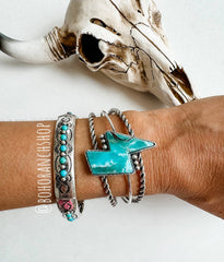 Western Navajo Style Stone Bracelet: LIGHTNING BOLT