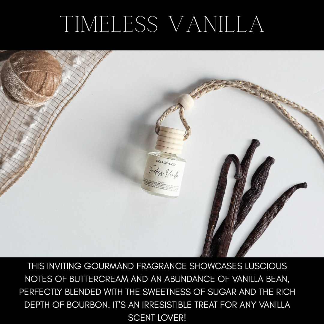 Car Diffuser: TIMELESS VANILLA