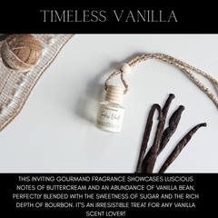 Car Diffuser: TIMELESS VANILLA