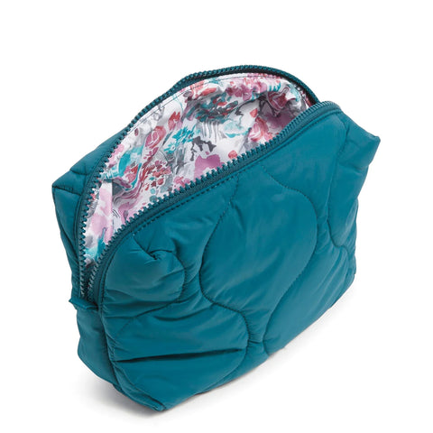 Featherweight Medium Cosmetic Bag Peacock Feather