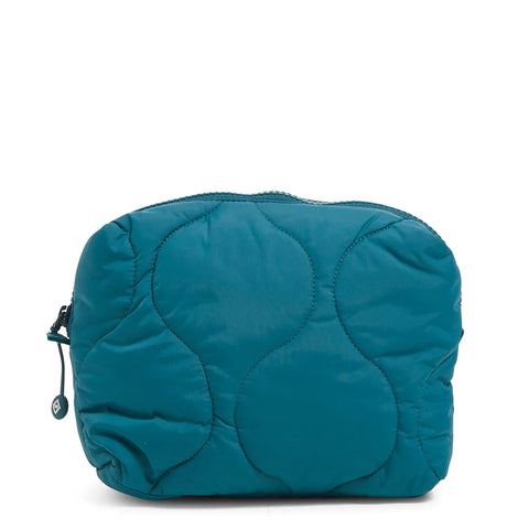 Featherweight Medium Cosmetic Bag Peacock Feather