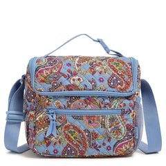 Lunch Crossbody Bag in Recycled Cotton-Provence Paisley