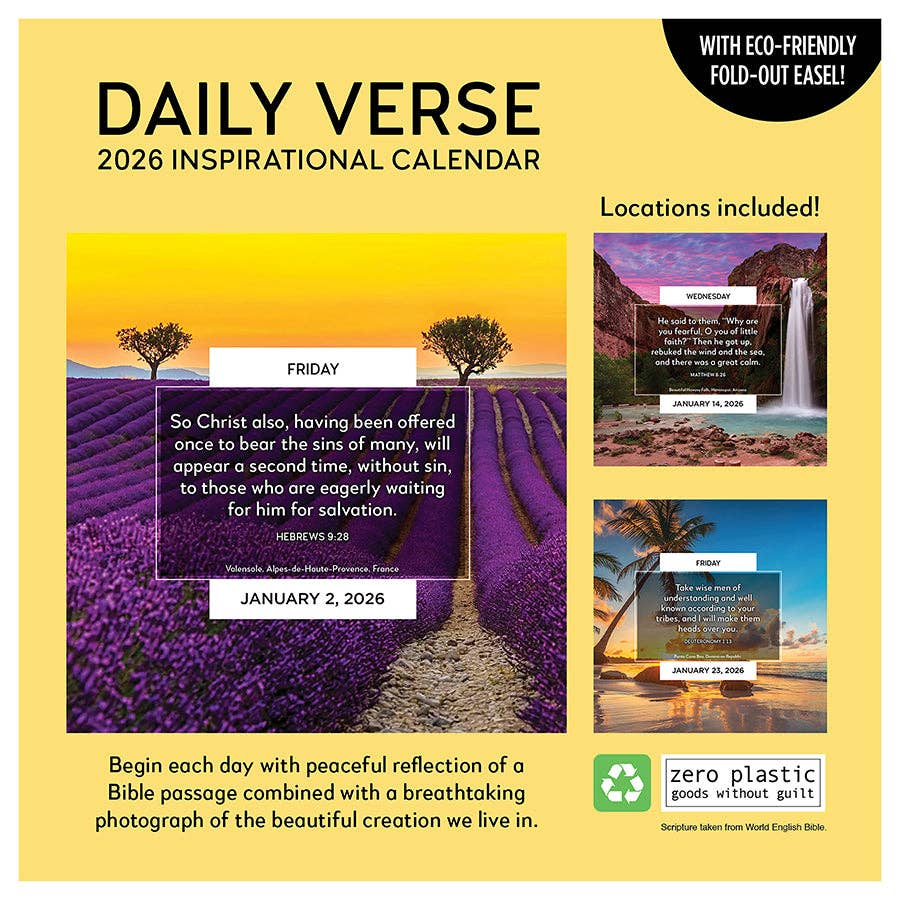 2026 Daily Verse Daily Desktop Calendar