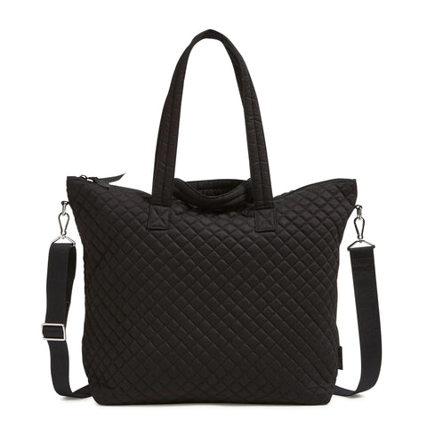 Slouchy Tote Bag Recycled Cotton Black