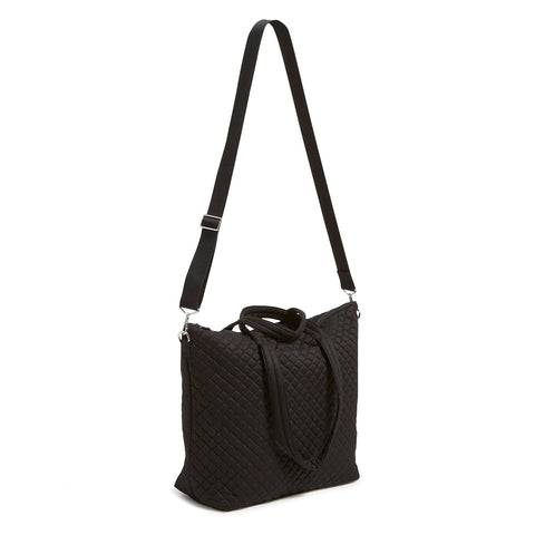 Slouchy Tote Bag Recycled Cotton Black