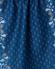 Geometry - Bronco Indigo Tea Towel
