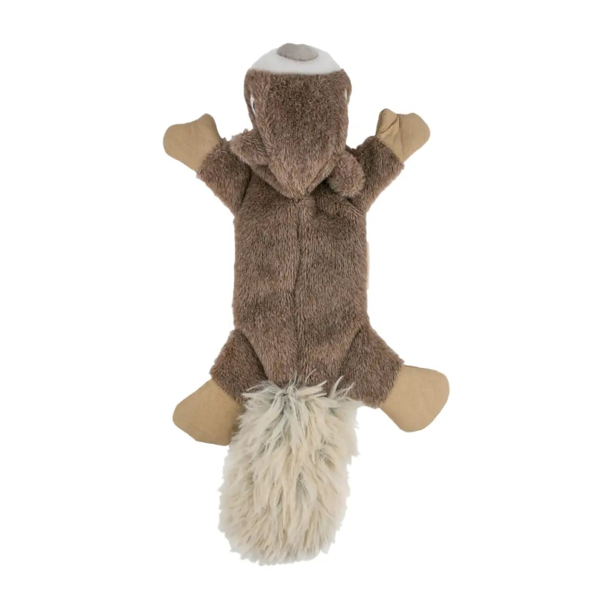 Stuffless Squirrel Squeaker Dog Toy