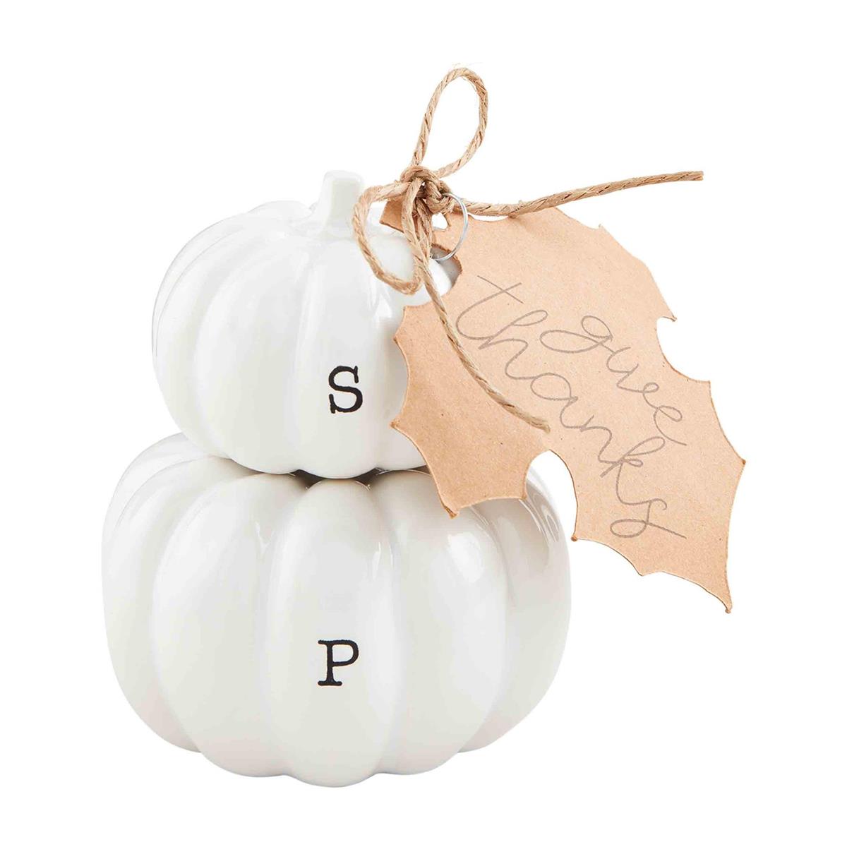 MAGNETIC PUMPKIN SALT & PEPPER SET