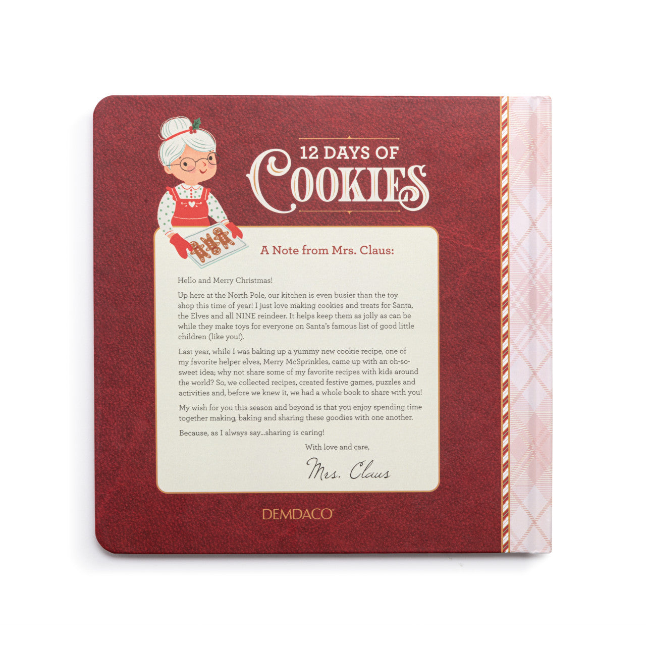 Mrs. Claus' Caring Collection 12 Days of Cookies Countdown Recipe Book
