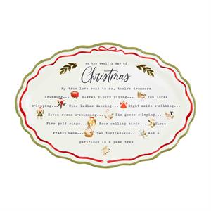 TWELVE DAYS CHRISTMAS PLATTER