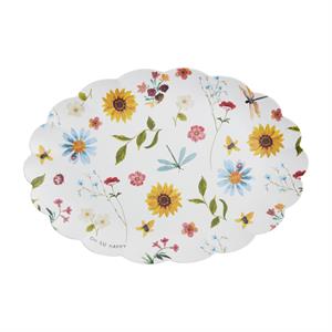 Floral Outdoor Platter