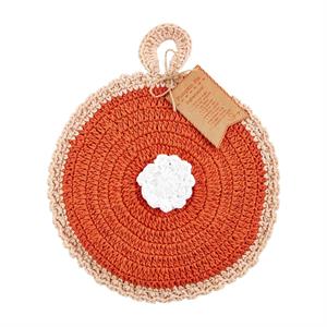 PIE CROCHET PIE POT HOLDER