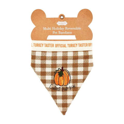 Holiday Reversible Pet Bandana