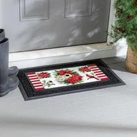 Poinsettia Birdhouse Sassafras Switch Mat