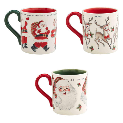 Vintage Christmas Mugs