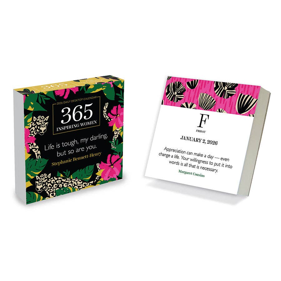 2026 365 Inspiring Women Daily Desktop Calendar