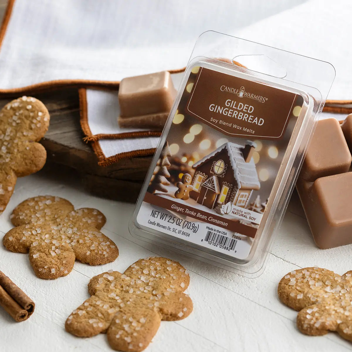 2.5 oz Wax Melt Gilded Gingerbread