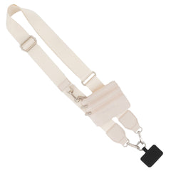Save The Girls - Clip & Go Phone Lanyard with Wallet - Neutral Collection: Taupe