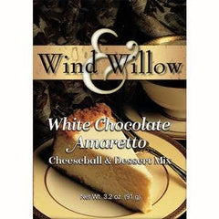 Wind & Willow - White Choc. Amaretto Cheesecake (cs 12) -Sweet Cheeseball