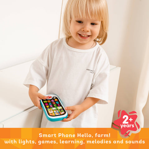 Kids Hits Educational Toodler Smart Phone Toy- Hello, farm!