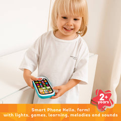 Kids Hits Educational Toodler Smart Phone Toy- Hello, farm!