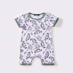 Clover Cottage - Catch & Release Boy Romper