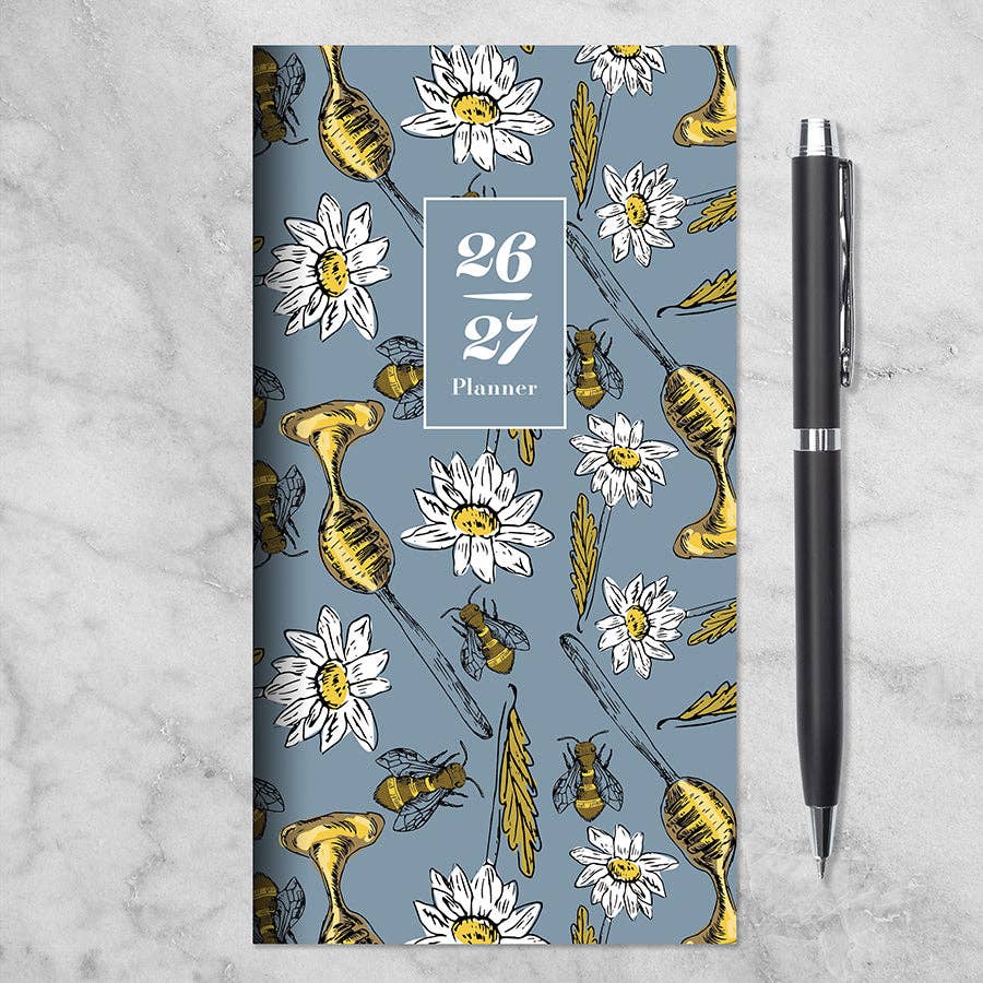 2026-2027 Honey Bees Small Monthly Pocket Planner