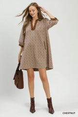 Jacquard Dress