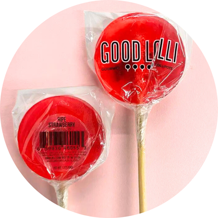 Good Lolli - RIPE STRAWBERRY LOLLIPOP