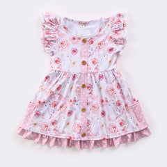 Clover Cottage - Bunny Blooms Girls Dress Easter
