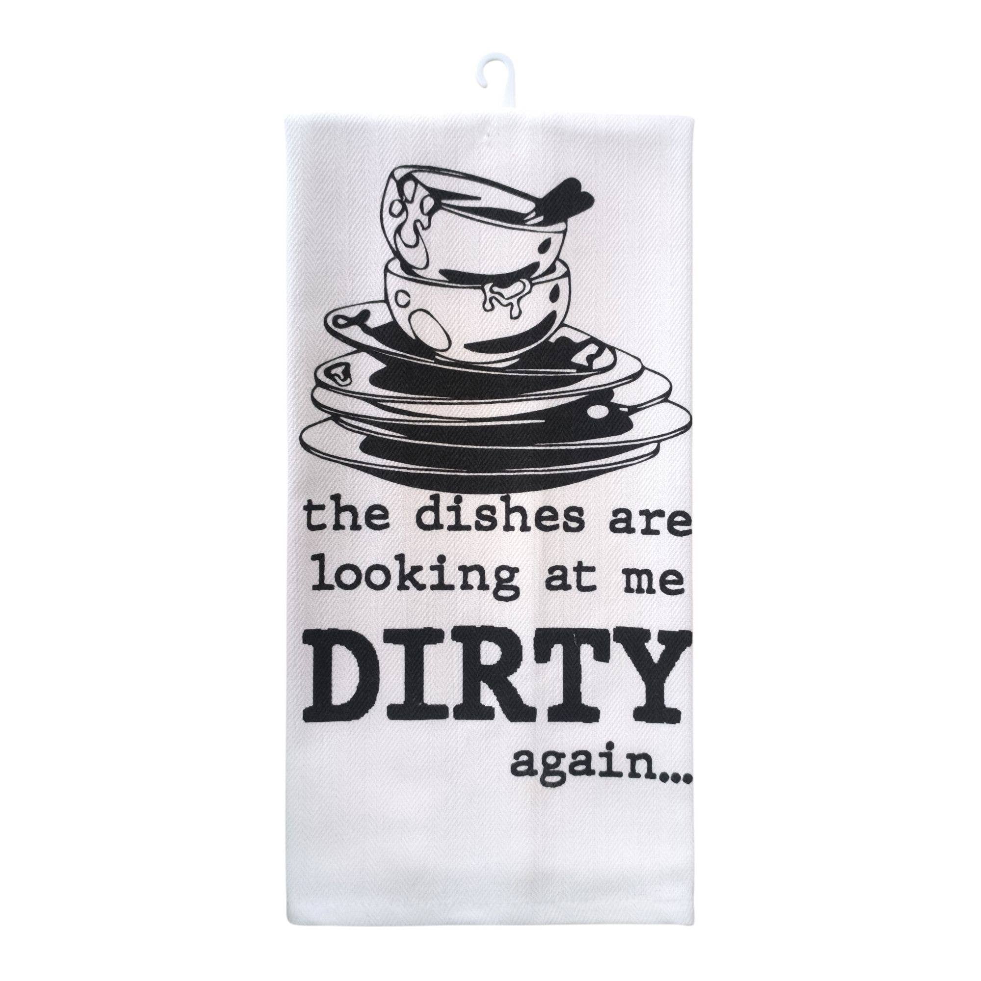 "Dirty Dishes" Kitchen Towel