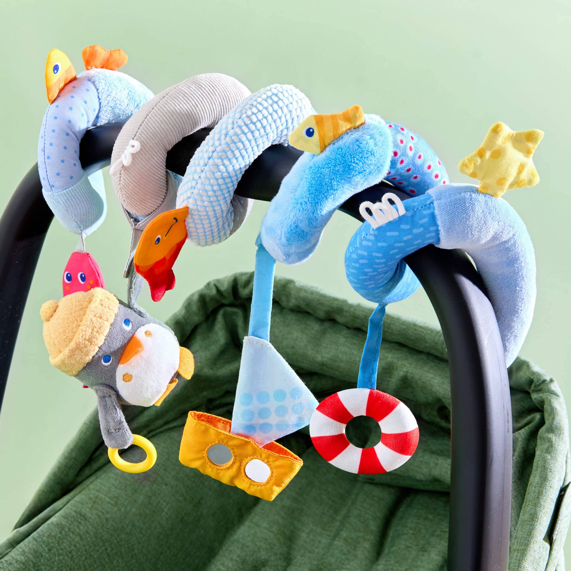 Penguin Activity Spiral Stroller & Car Seat Toy