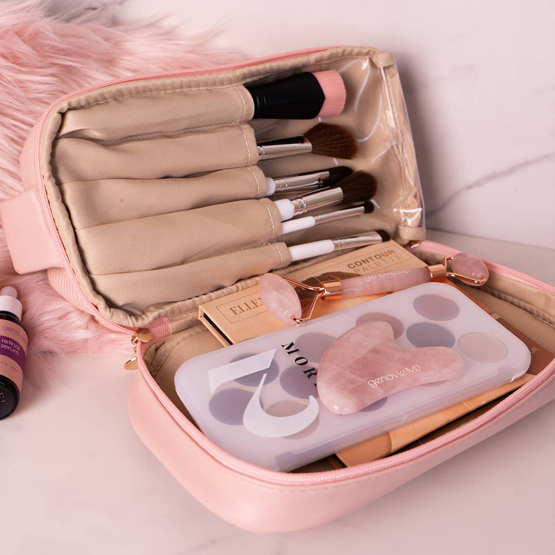 Large Two-Tiered Makeup Bag