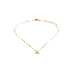 Deepest Sympathy Floral Card & Gold Necklace-16in