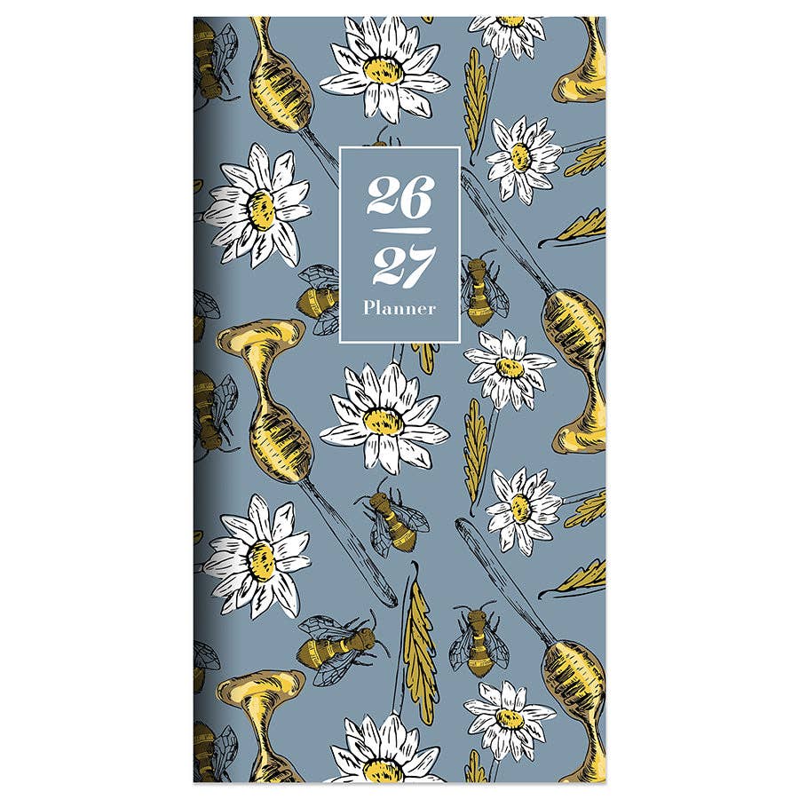 2026-2027 Honey Bees Small Monthly Pocket Planner