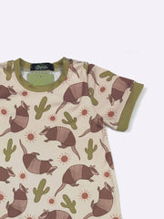 Clover Cottage - Armadillo Boy Romper