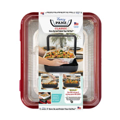 Fancy Panz - Classic Set - Pan Frame w/ Lid & Serving Spoon - Red