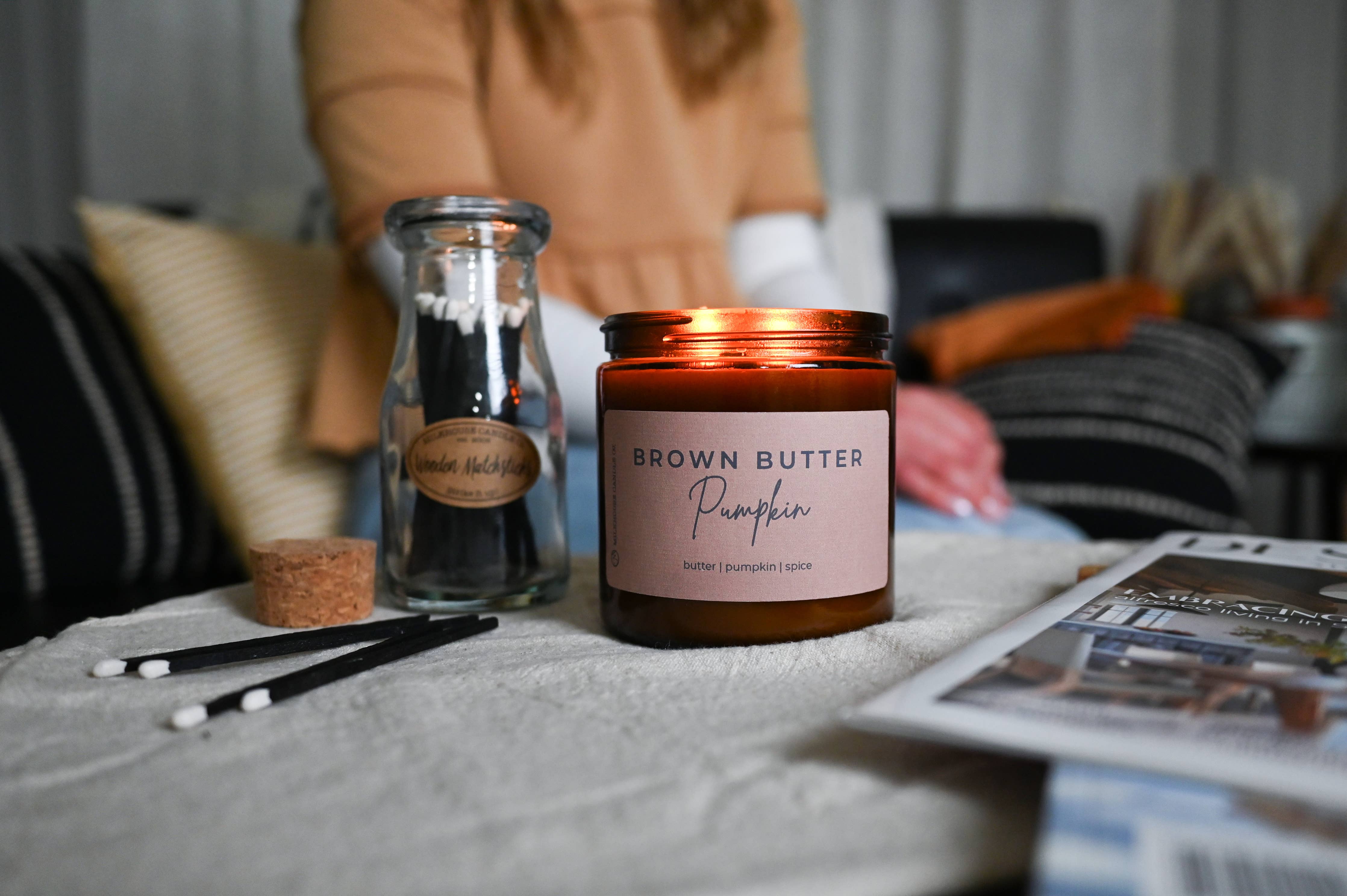 Brown Butter Pumpkin | 12 oz Classic Statement Candle
