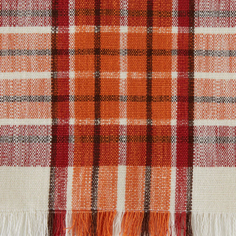 Pumpkin Spice Plaid Table Runner