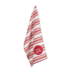Merry Christmas Embellished Dishtowel