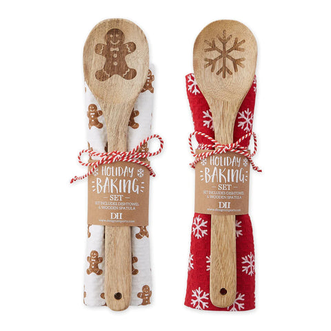 Holiday Baking Dt + Spoon Gift Set