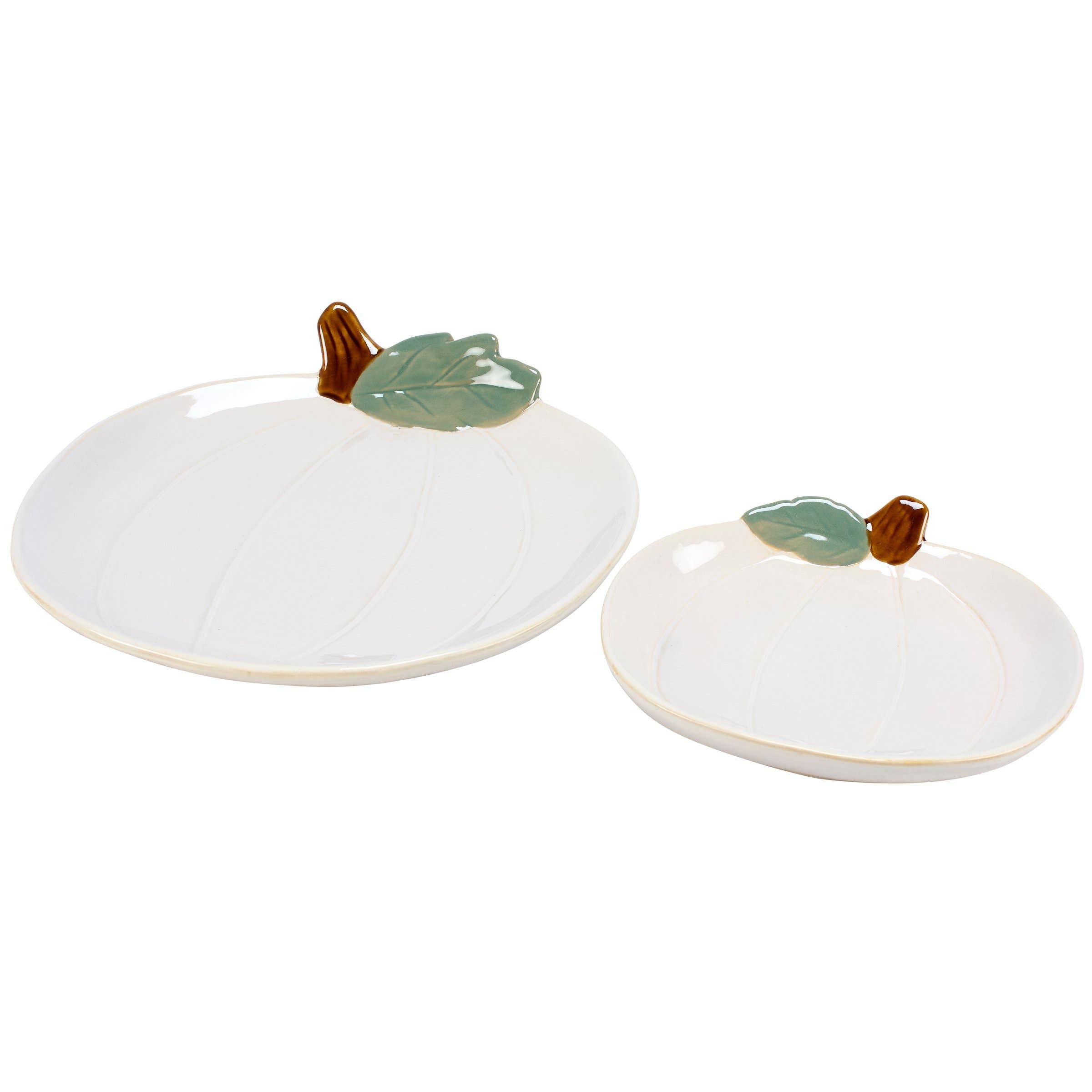 White Pumpkins Plate