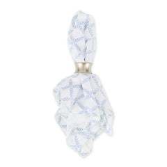 Blue Trellis Printed Napkin Set of 4