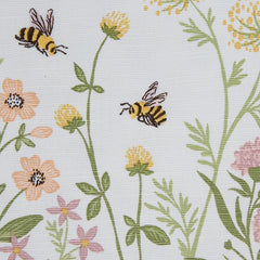 Spring Wildflowers Embellished Table Runner - 14 x 72"